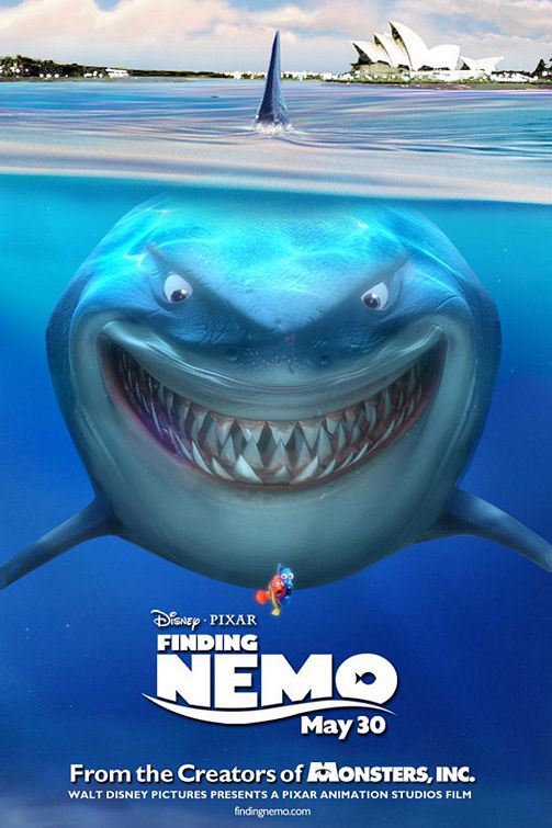 Finding Nemo - Bruce Poster by dlee1293847 on DeviantArt