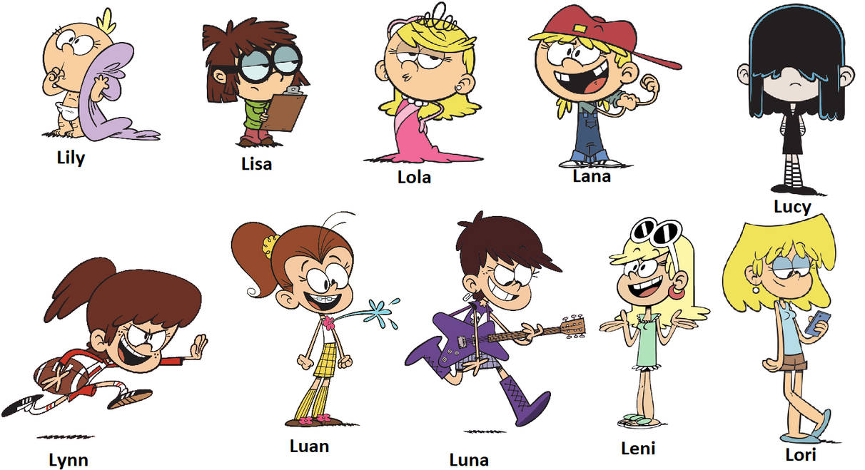 Who Is Your Favorite Loud House Sister by dlee1293847 on DeviantArt