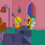 The Simpsons - Smartphones Couch Gag