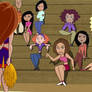 Kim Possible Cheerleaders in Regular Clothes