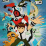 Ben 10 Original Series Blue Poster