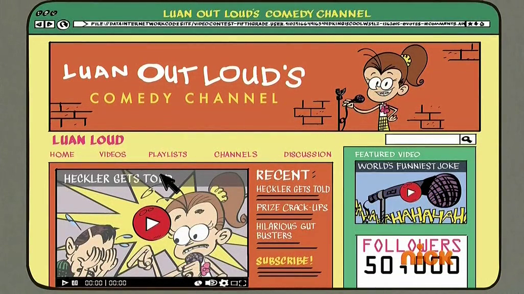 Loud House Luan Out Loud s Comedy Channel By Dlee1293847 On DeviantArt loud-house-luan-out-loud-s-comedy-channel-by-dlee1293847-on-deviantart