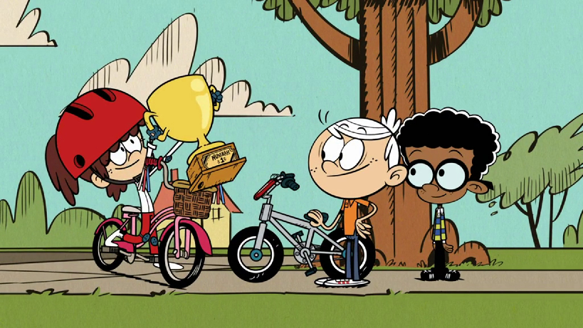 Loud House - Lynn wins Her Bike Competition by dlee1293847 on DeviantArt