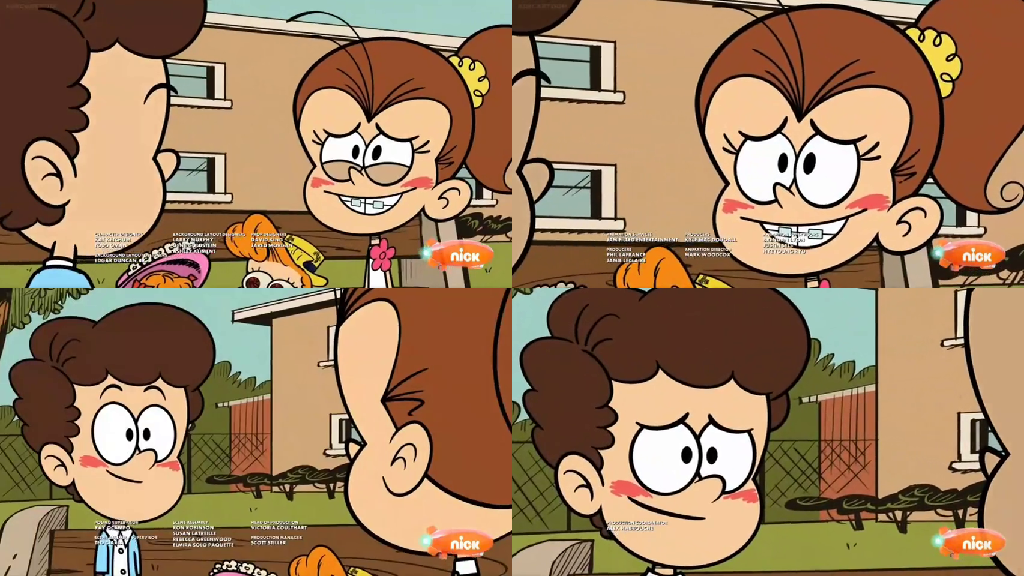 Loud House  Luan and Benny Smiling at Each Other by dlee1293847 on DeviantArt
