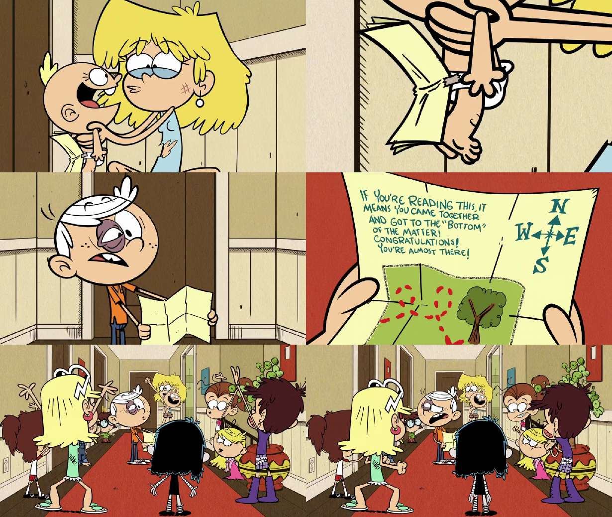 Loud House A Map On Lilys Bottom By Dlee1293847 On Deviantart 