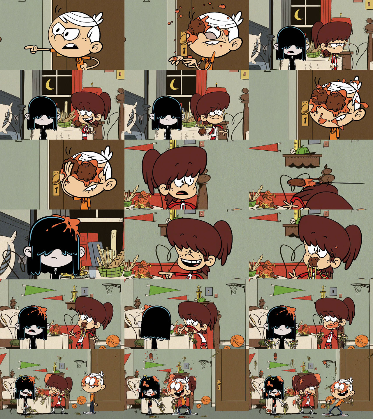 Loud House Food Fight