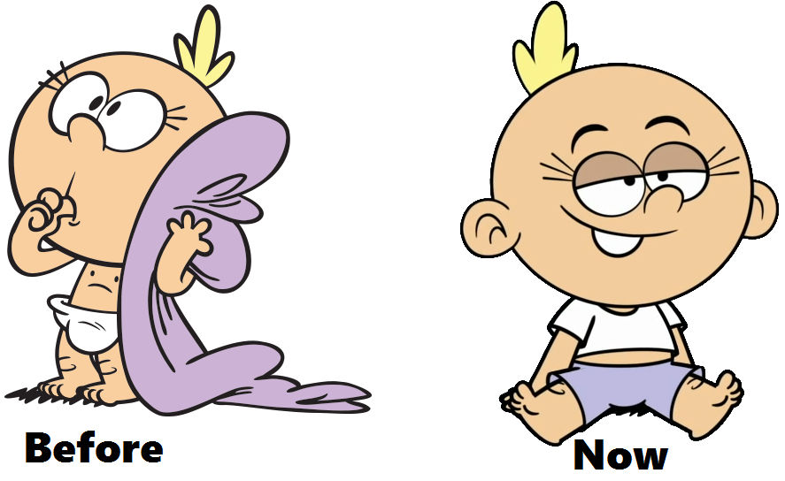 Loud House - Lily Loud Before and Now by dlee1293847 on DeviantArt