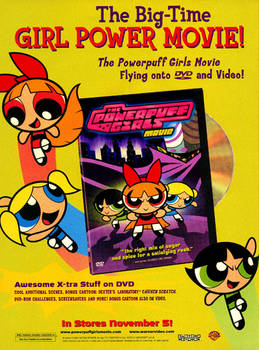 The Powerpuff Girls Movie DVD Ad