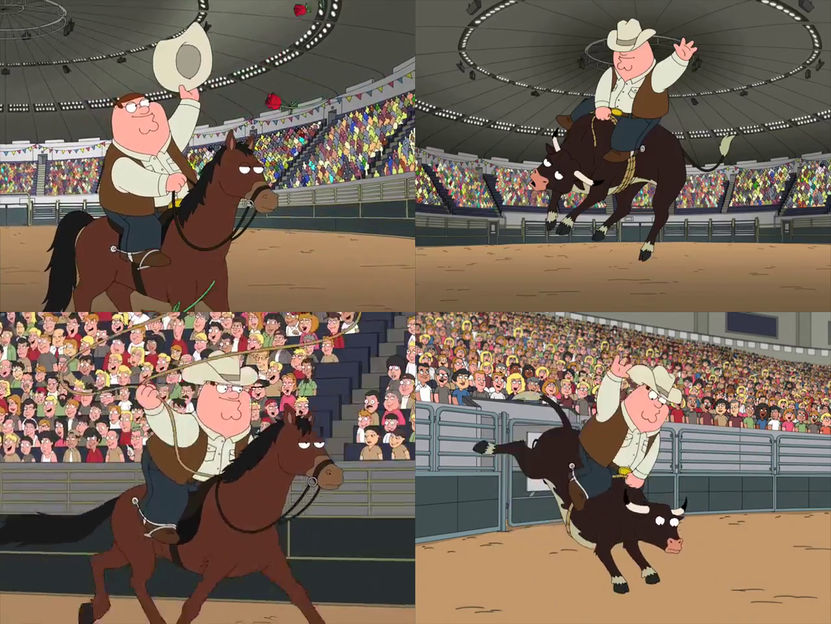 Family Guy - Peter Joins the Rodeo by dlee1293847 on DeviantArt