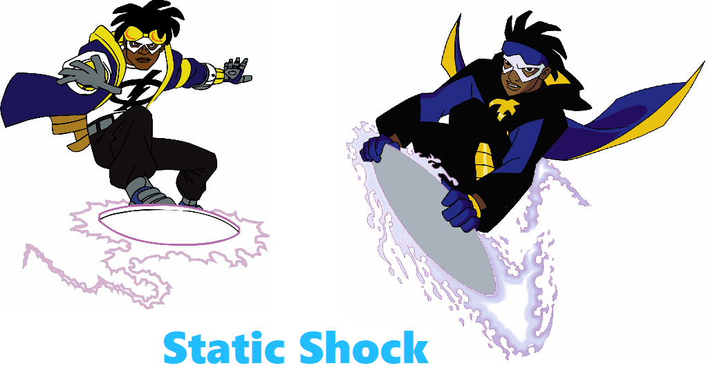 Static Deviantart Static Shock - Static Before and After by dlee1293847 on DeviantArt
