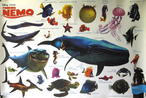 Finding Nemo Characters Poster