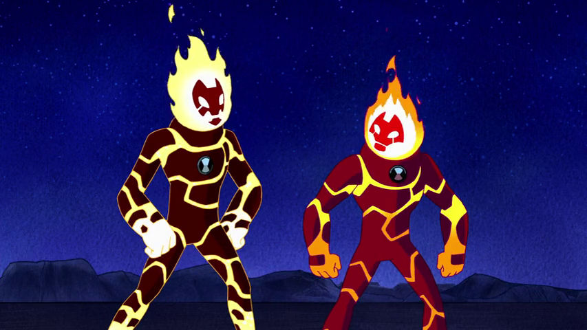 Original Heatblast and Reboot Heatblast Together by dlee1293847 on ...