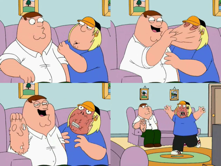 Peter Rips Face Off Family Guy - Peter Got Chris's Face by dlee1293847 on DeviantArt