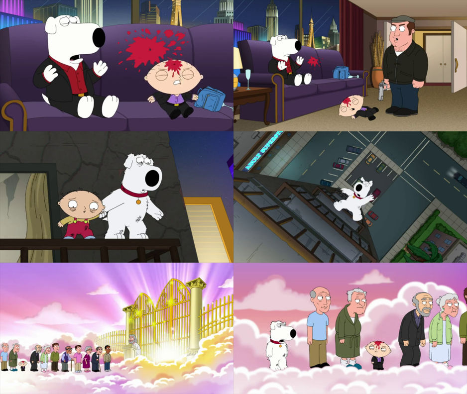 Family Guy Clone Stewie and Original Brian Dies by dlee1293847 on