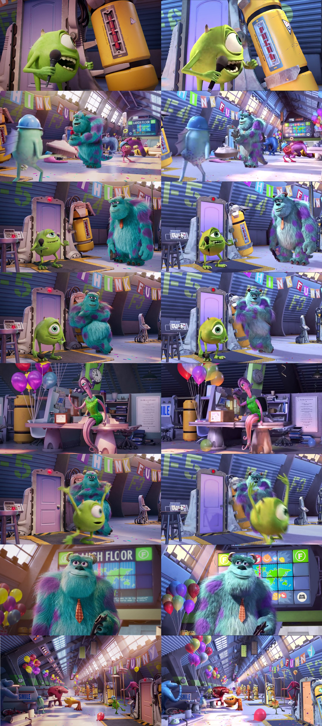 Everyone at monsters inc laugh floor. by danielandresrojas on DeviantArt