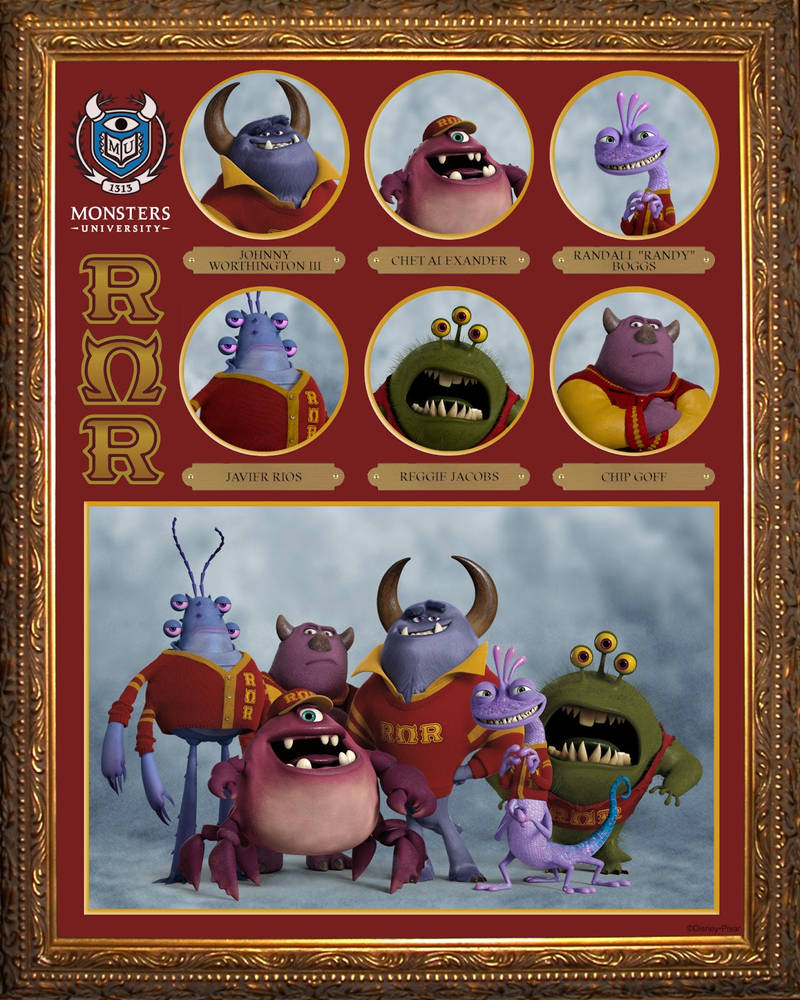 Monsters University - ROR Fraternity by dlee1293847 on DeviantArt