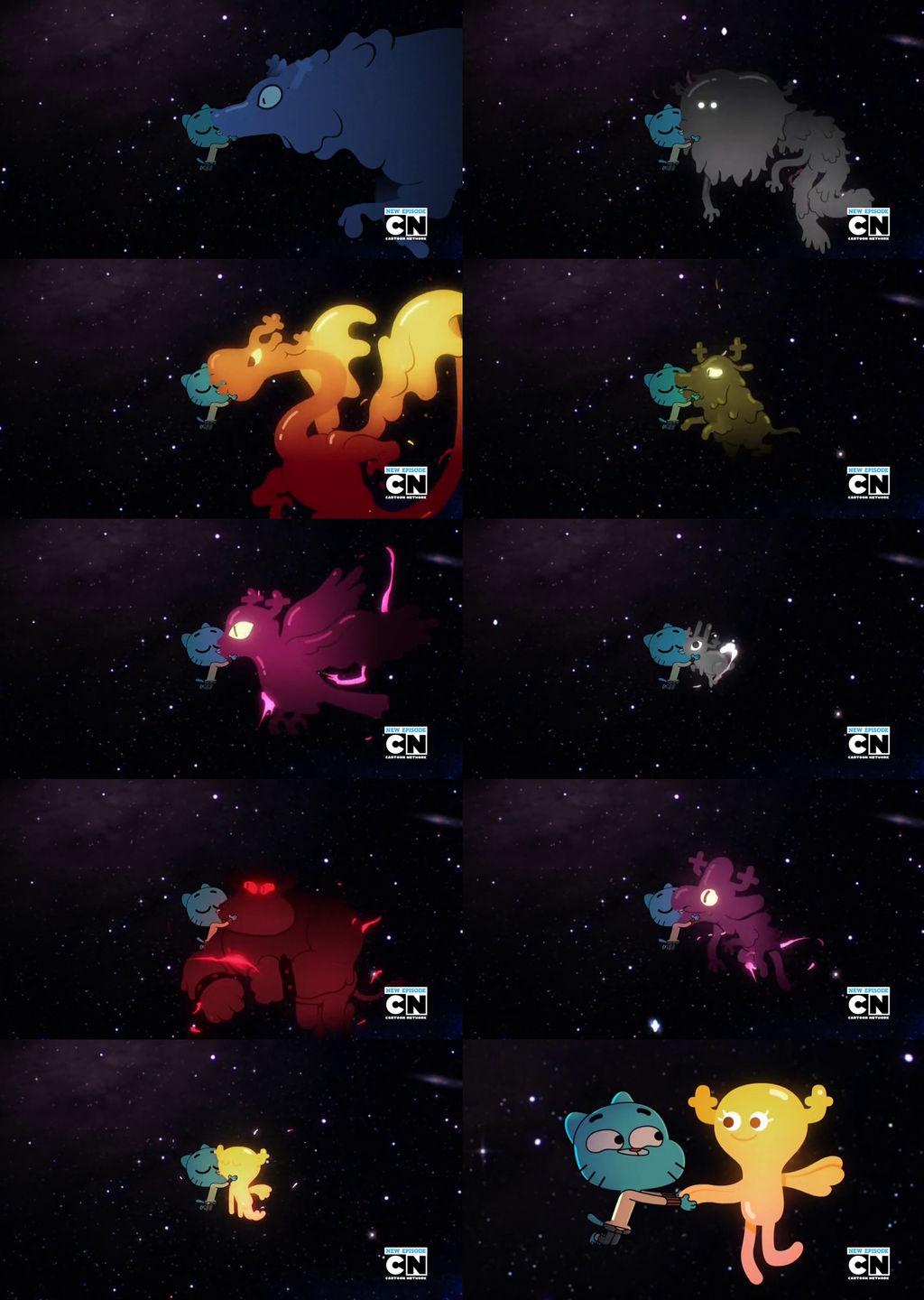 Gumball Kisses Penny and Her Forms by dlee1293847 on DeviantArt