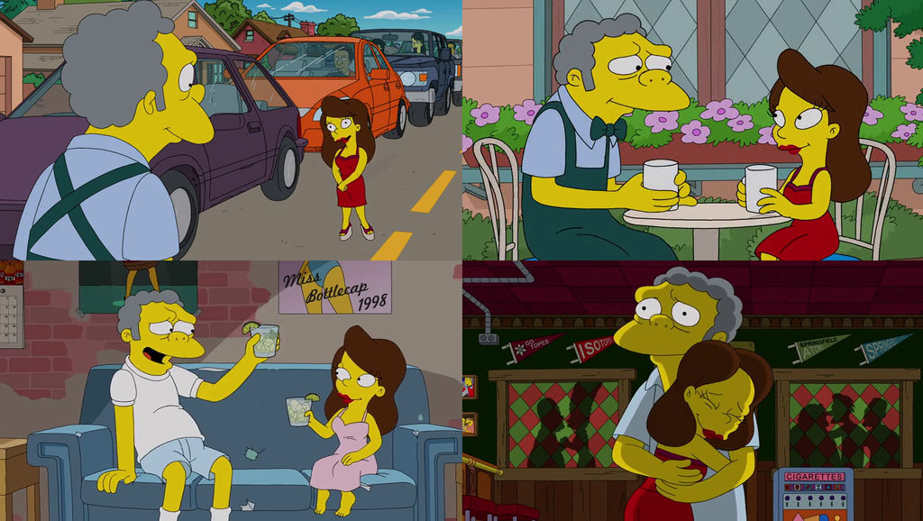 The Simpsons Moe and Maya (The Wayz We Were) by dlee1293847 on DeviantArt