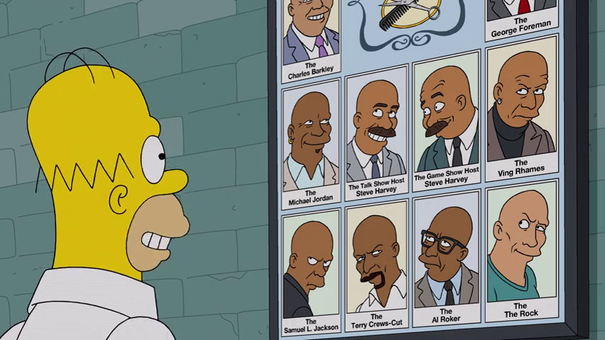 The Simpsons - Black Bald Celebrities Cuts by dlee1293847 on DeviantArt