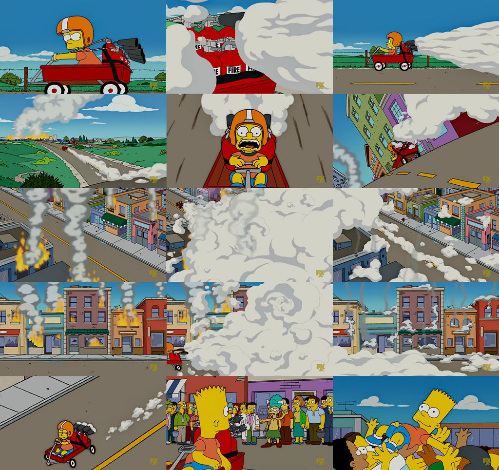 The Simpsons - Bart Saves Springfield From a Fire by dlee1293847 on ...