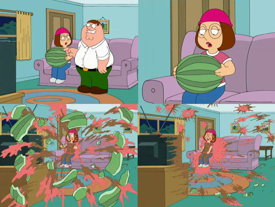 Family Exploding Family Guy - Exploding Watermelon by dlee1293847 on DeviantArt