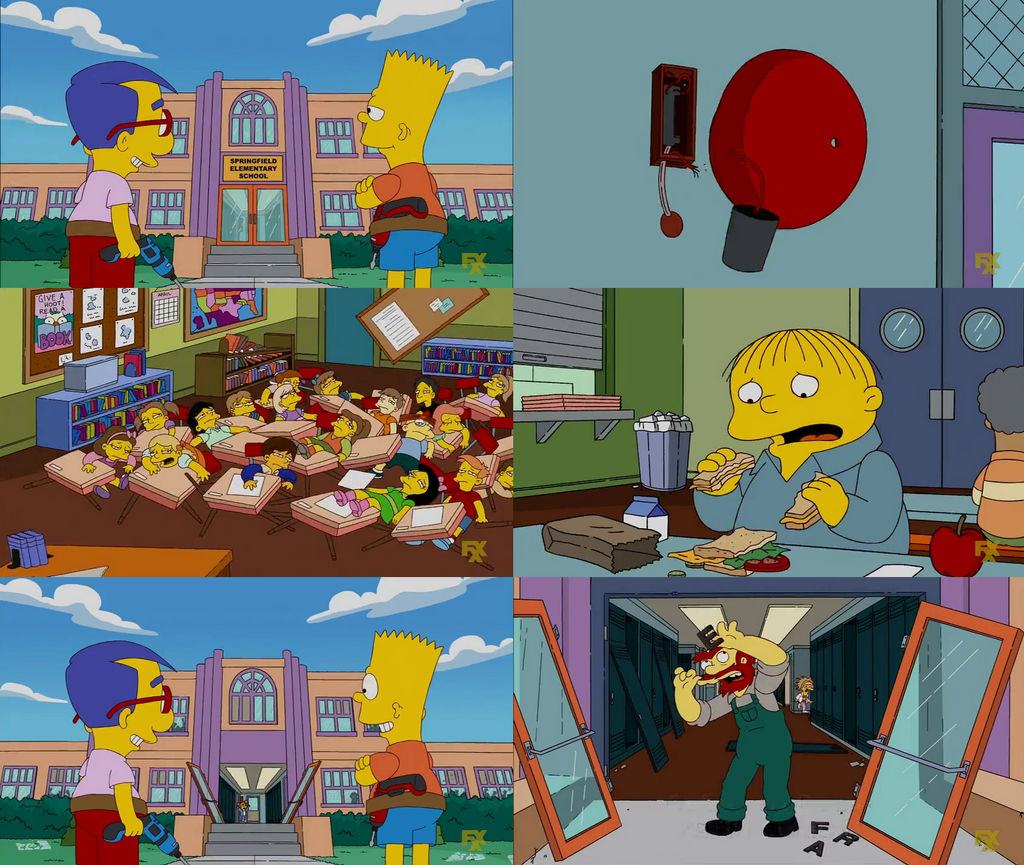 Simpsons School Computer Lab The Simpsons - Everything in School Falls Apart by dlee1293847 on ...