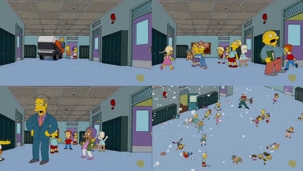 The Simpsons - The School Floors into an Ice Rink by dlee1293847 on ...