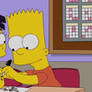 The Simpsons - Bart Draws on Nikki's Arm