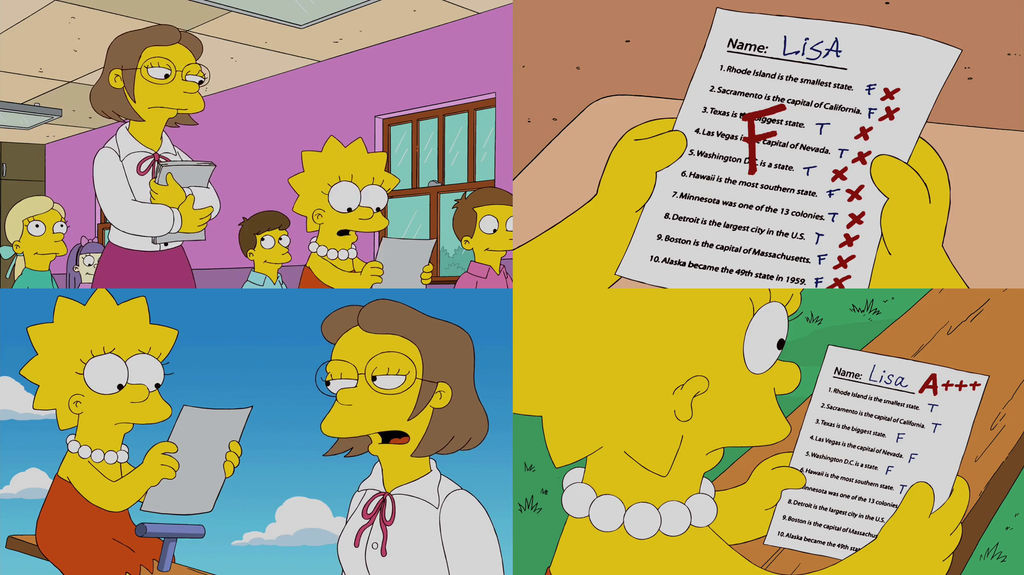 The Simpsons - Lisa Gets an F and Mistake by dlee1293847 on DeviantArt