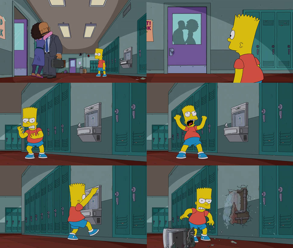 The Simpsons - Bart Gets Angry over Ms. Peyton by dlee1293847 on DeviantArt