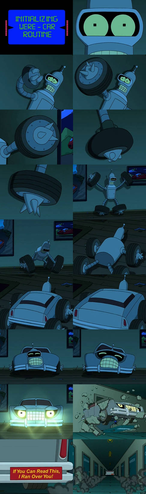 Bender Transform Futurama - Bender Transformation into the Were Car by dlee1293847 on ...