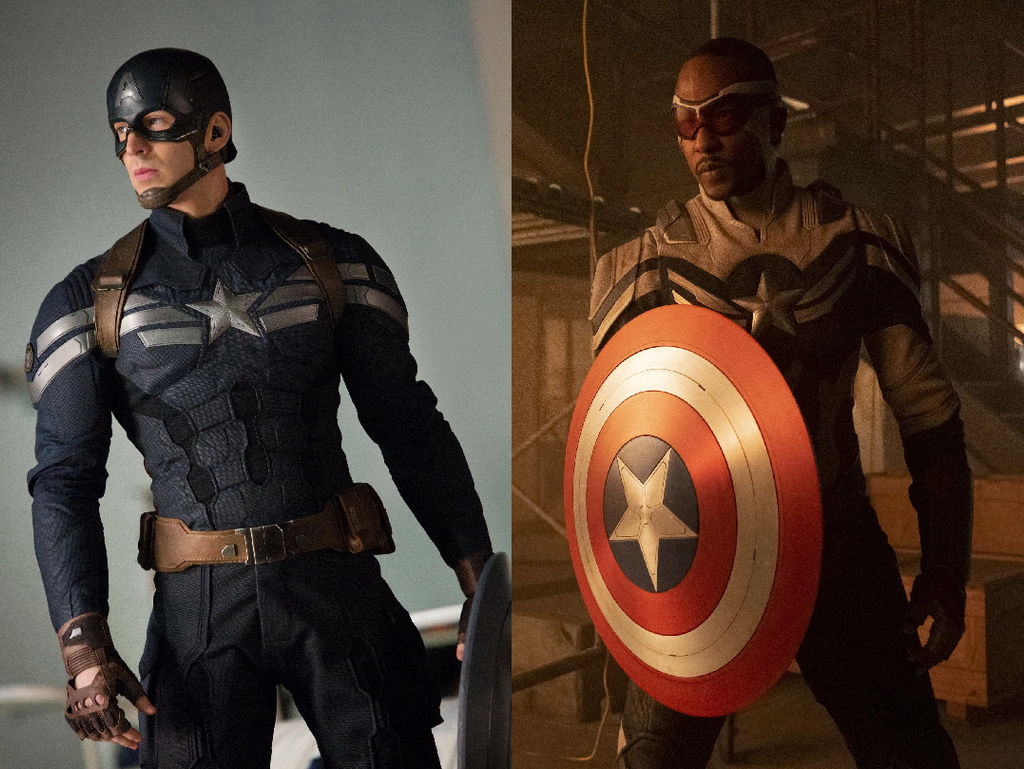 Sam Steve R Captain America (Steve Rogers and Sam Wilson) by dlee1293847 on DeviantArt