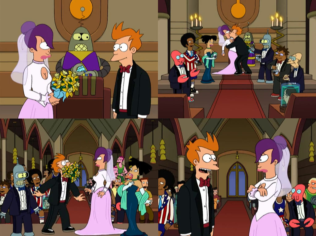 Futurama - Fry and Leela's First Marriage by dlee1293847 on DeviantArt