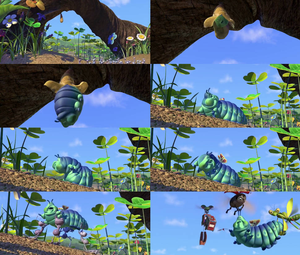 A Bug's Life - Heimlich Becomes a Butterfly by dlee1293847 on DeviantArt