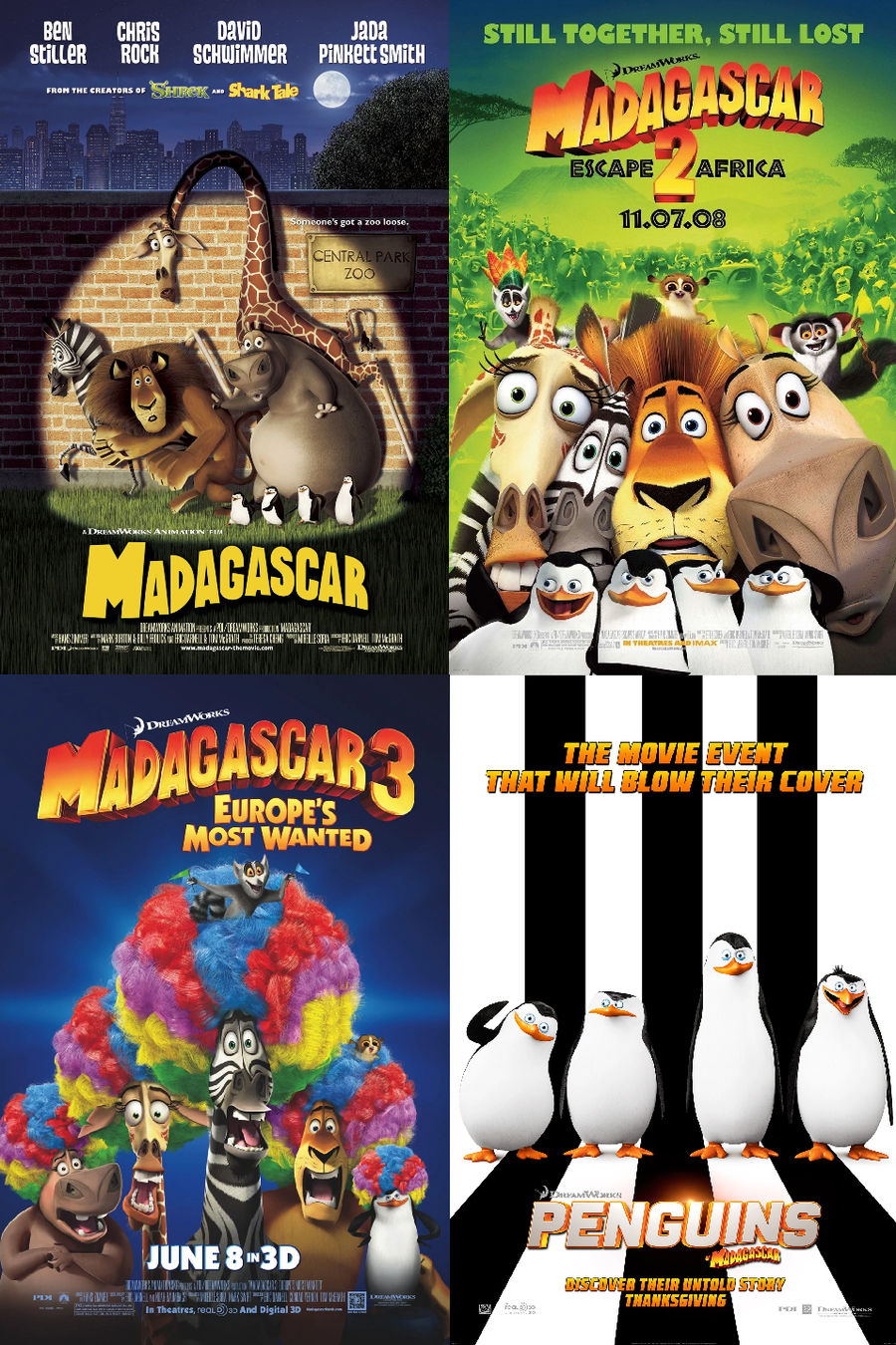 The Madagascar Movies by dlee1293847 on DeviantArt