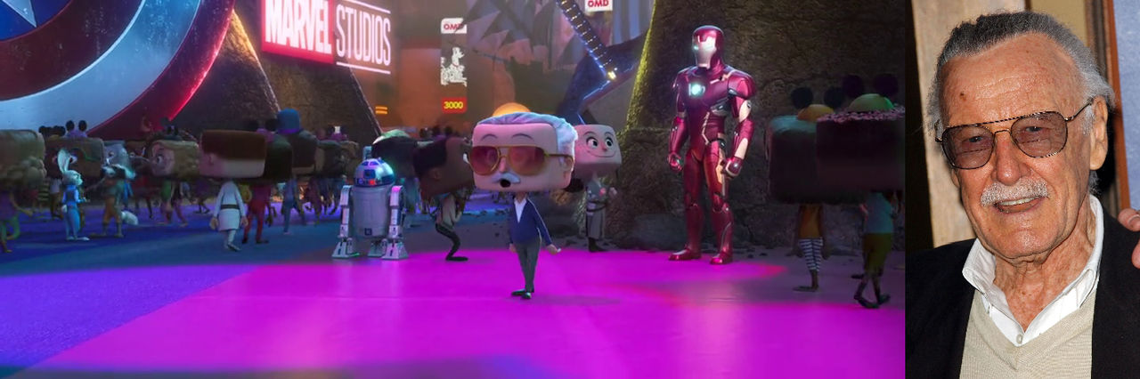 Ralph Breaks the Internet - Stan Lee and Iron Man by dlee1293847 on ...