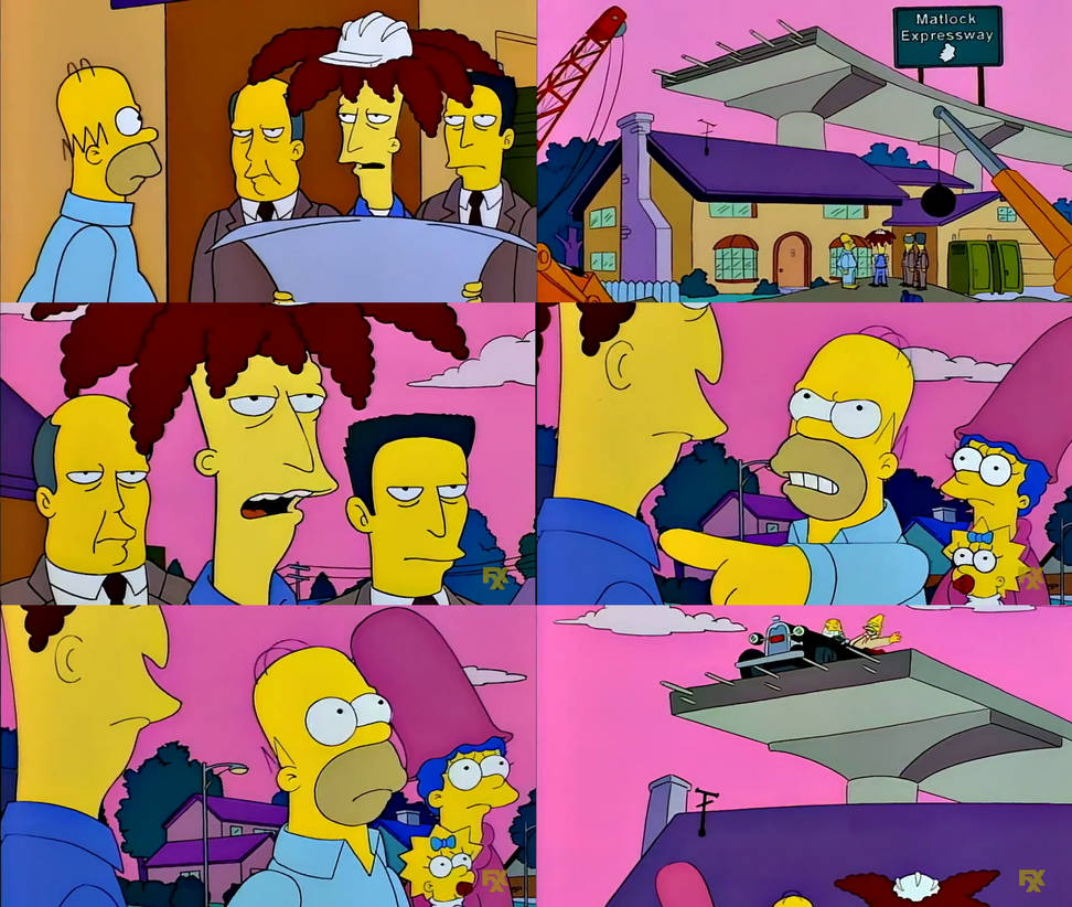 Simpsons Project The Simpsons - Construction over the Simpsons by dlee1293847 on DeviantArt