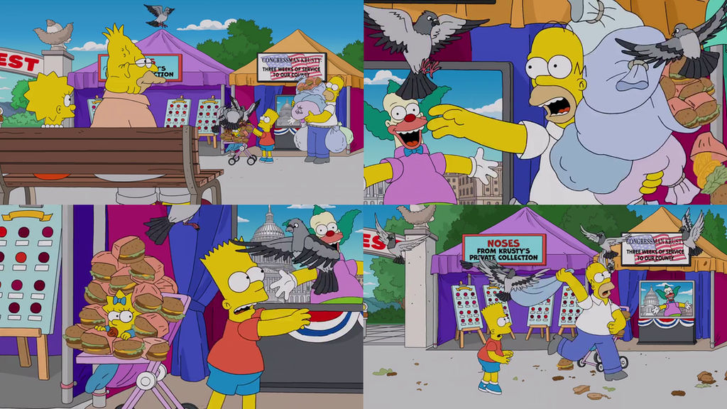 Bird Rocker Simpsons The Simpsons - Birds Tires to Get the Burgers by dlee1293847 on DeviantArt