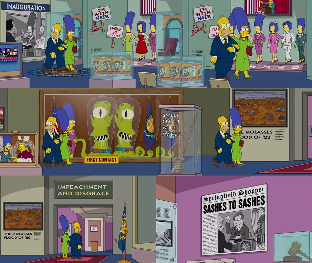 Simpsons Library Fun The Simpsons - Marge Simpson Mayoral Library by dlee1293847 on DeviantArt