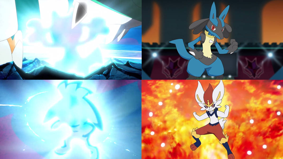 Evolving Riolu Pokemon - Ash's Riolu and Goh's Raboot Evolves by dlee1293847 on DeviantArt