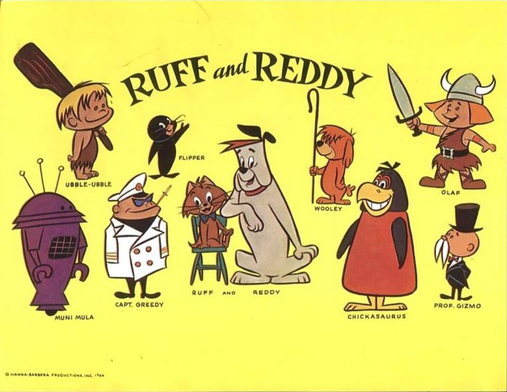 The Ruff And Reddy Show Vector Ruff and Reddy Show Model Sheet by dlee1293847 on DeviantArt