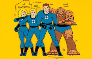 Fantastic Four 1967 Model-Sheet