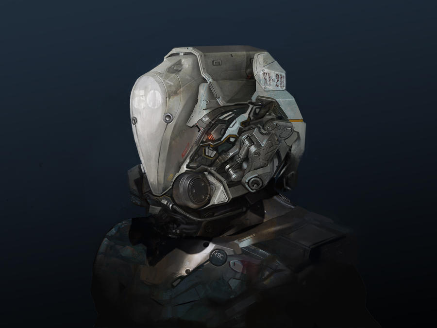 Cyborg Helmet R6 Cyborg helmets by minovo on DeviantArt