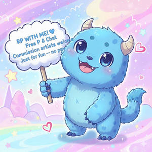 Blue Tickle Monster: Free RP and Chat!