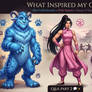 What Inspired My Three OCs?