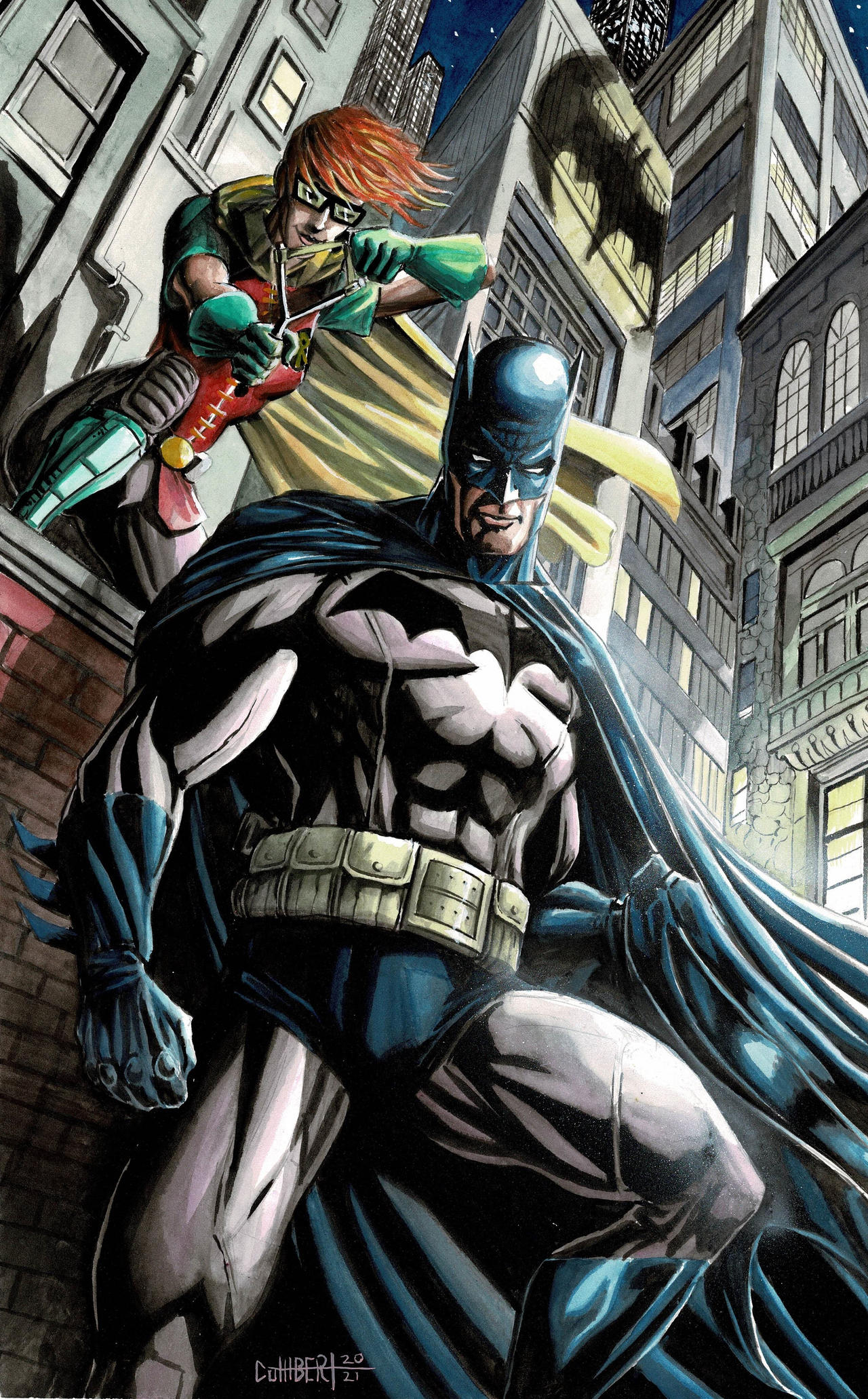 Batman and Carrie Kelly by tombungle on DeviantArt