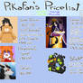 New Commission Pricelist