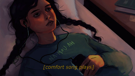 -comfort song plays-