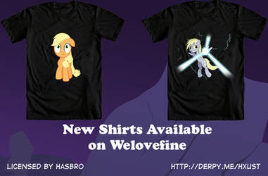 2 New Welovefine Tees available