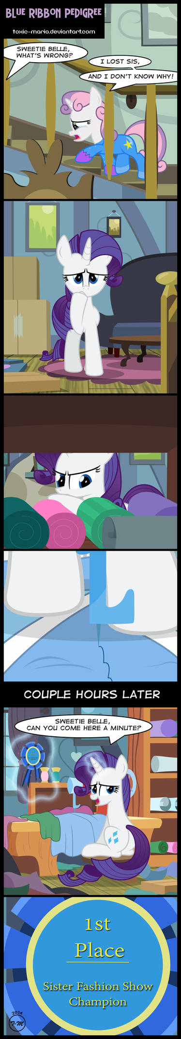 Blue Ribbon Pedigree by Toxic-Mario on DeviantArt
